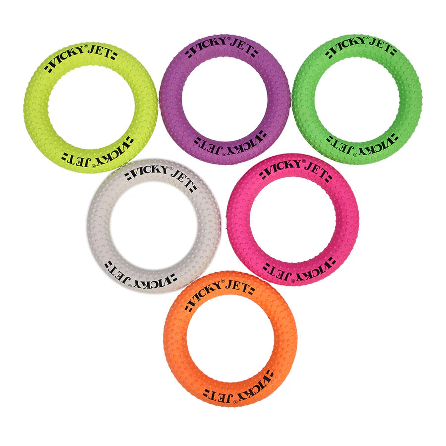 kids throw and catch rings Vicky Sponge Set Tennikoit Ring - White, 3.5 Inch, 6 Inch- Any 1
