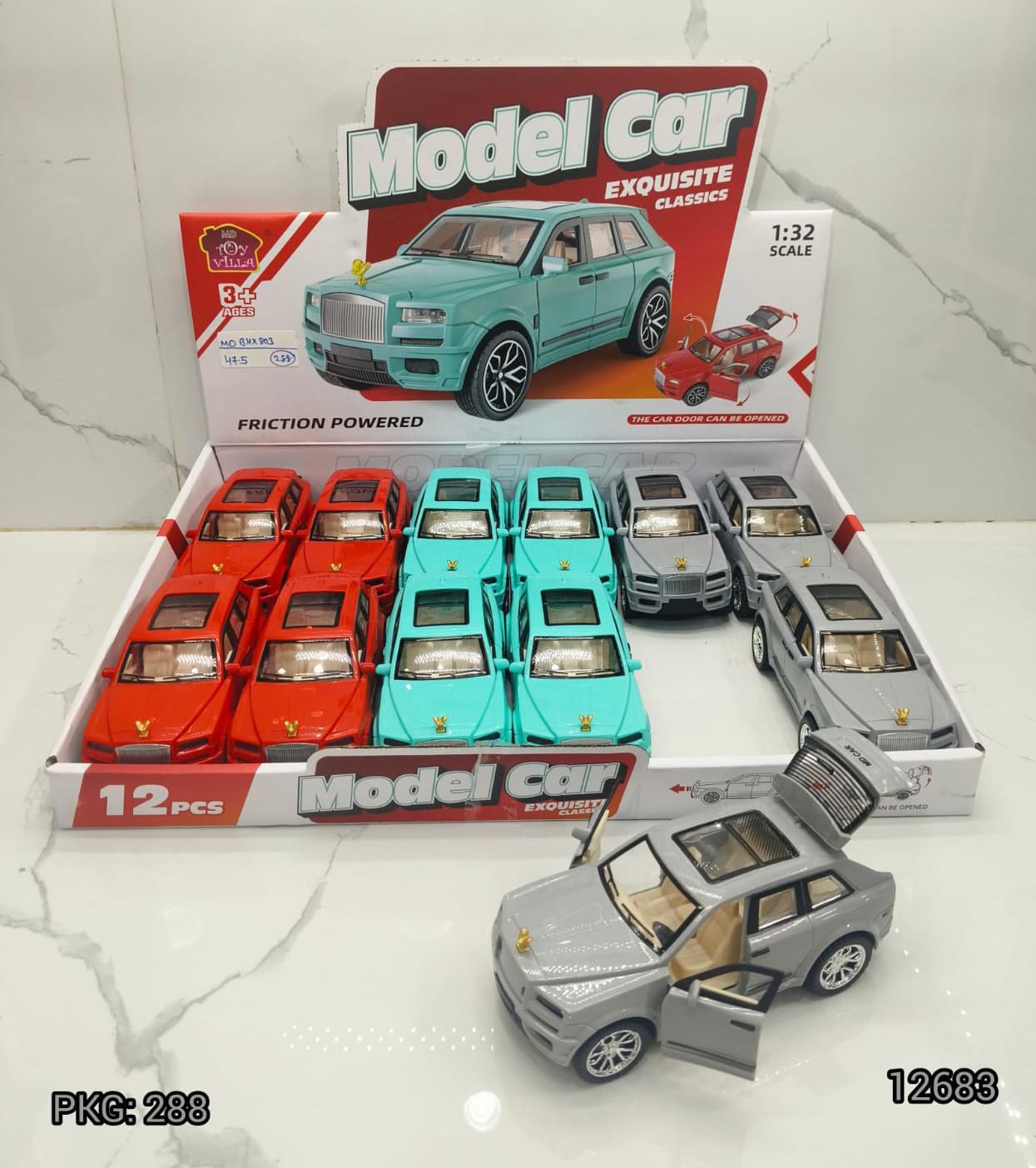 Vintage Rolls Royce Car Toy SUV Pull Back Toy Car Showpiece-Any 1