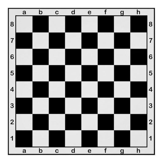 WASHABLE HEAVY 100% COTTON Foldable CHESS PLAY MAT 45*45cm