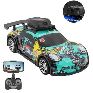WIFI REAL TIME RC CAR, FPV Camera Racing Car 4CH PVC Drift Car Real-time Video Take Photos With Lights