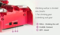 Wall Climbing Car Racing Unbreakable Metal face Zero Gravity Flashing Car with Infra Red Remote Control -Any 1