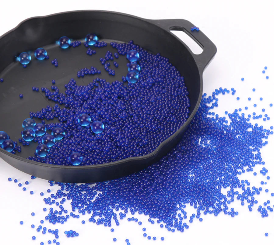 Water-Absorbent Orby Gel Balls 7-8mm - 500 pieces Blue Hydrogel Bullets