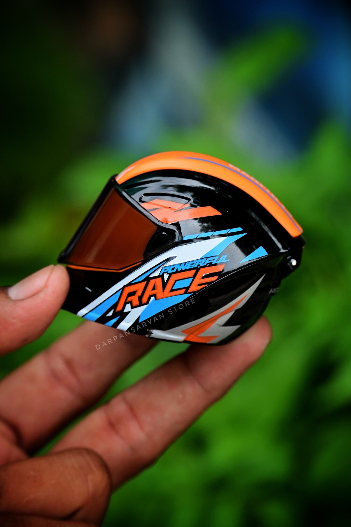 2-in-1 Transforming Helmet Toy | Die-Cast Metal Racer Mini Figure | Motorcycle Action Collectible (Helmet Rider) (Without Bike)-Any 1