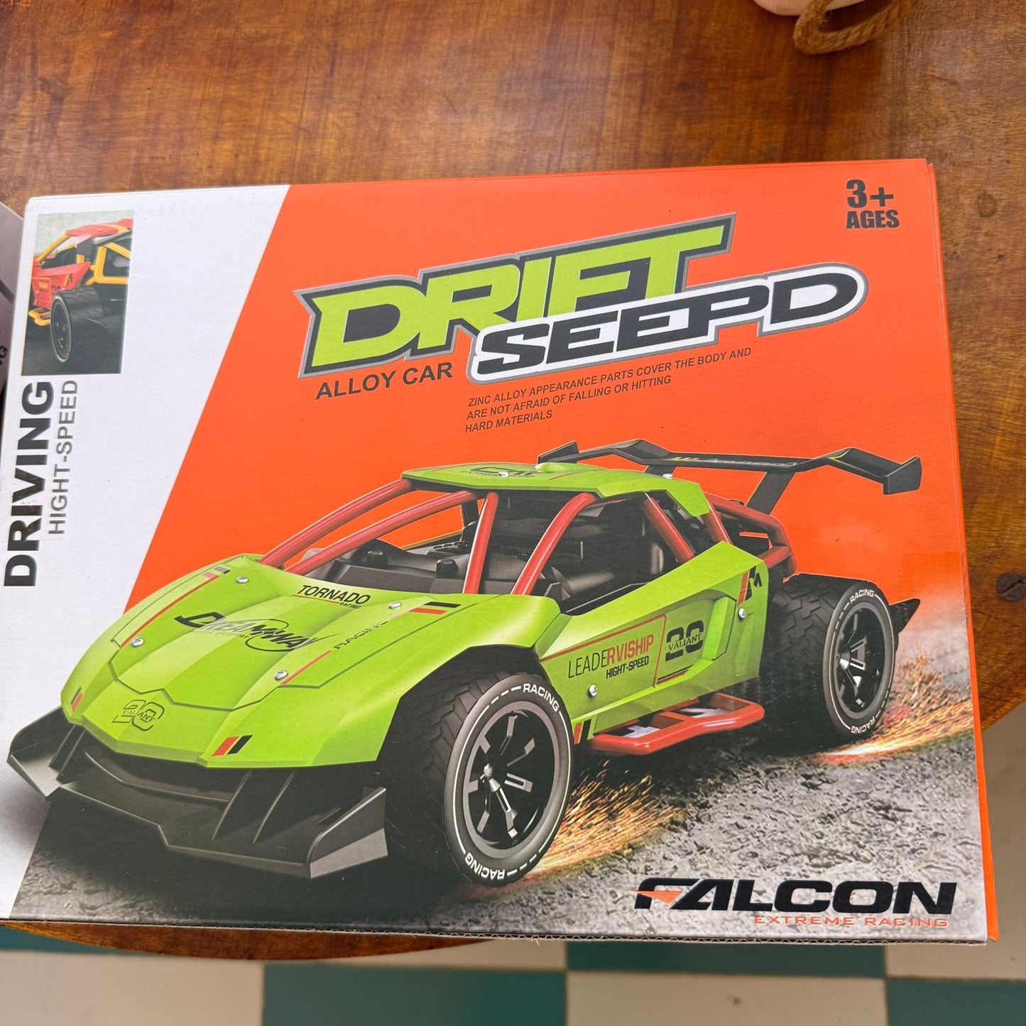 Alloy Metal Racing Model Super Sports Remote Control Car with Rubber Tyres