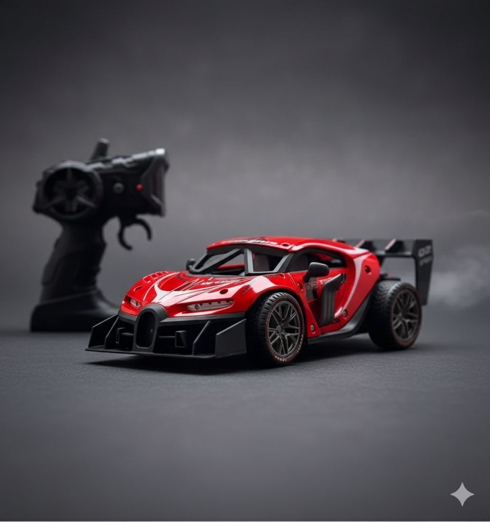 Remote control Grand Metal Racing Speed Bugatti- Smoke car