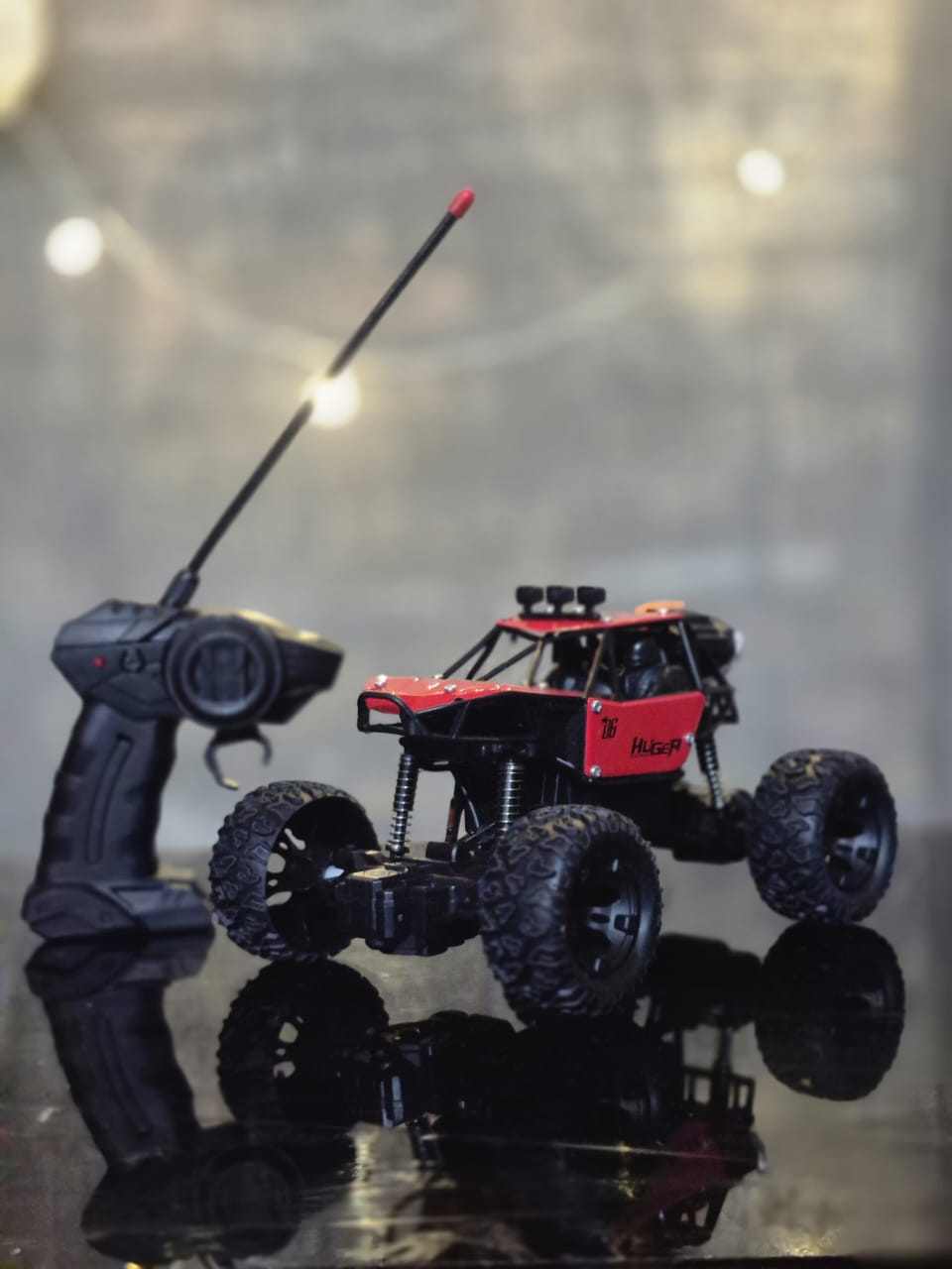 Rock Crawler Rock car Remote Control car,Smoke car 1:16 Scale,Metal car - Monster Truck Rock Crawler Climbing, Easy to Run car, Smoke car Spray car