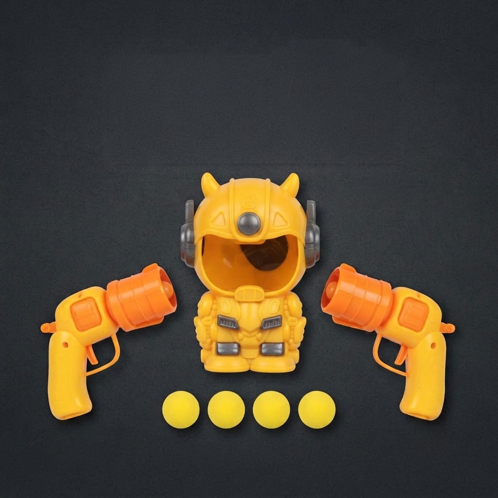 Double Shooter Game with 2 Guns and Balls