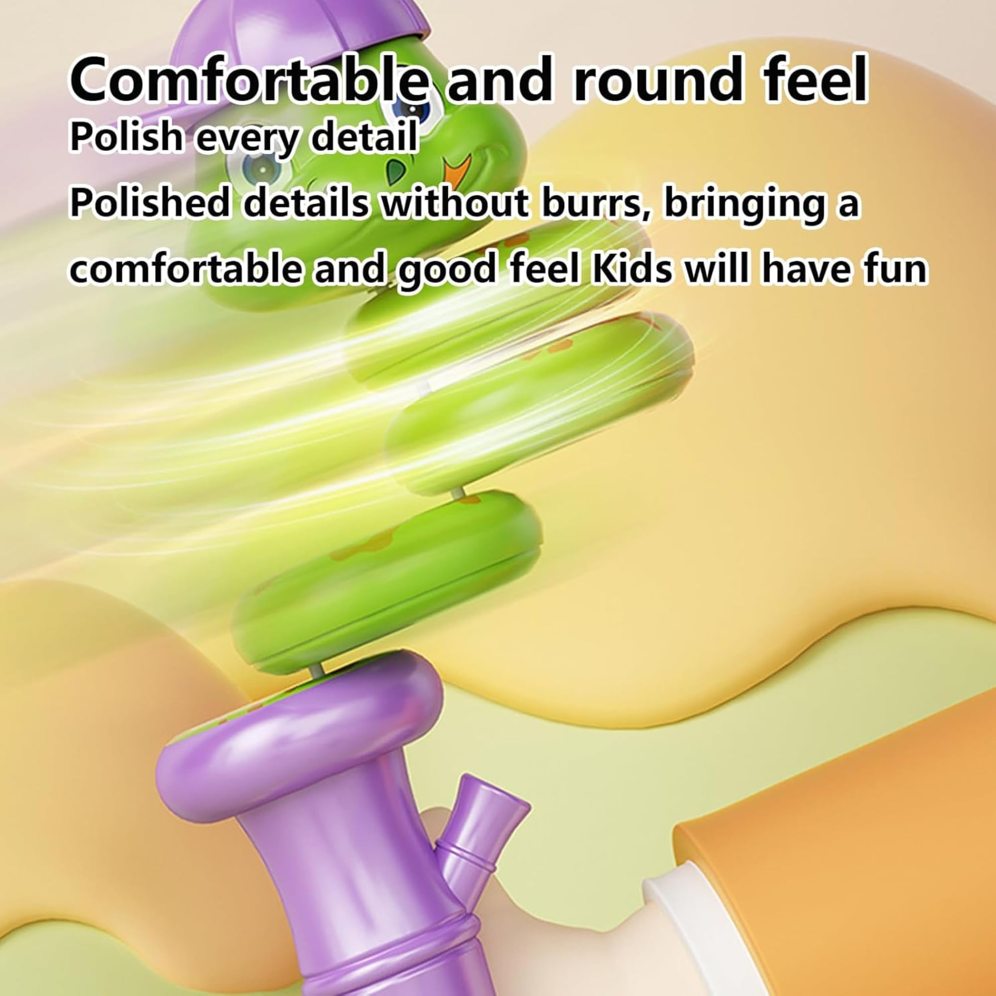 Whistle Spinning Snake Toy, 360 Rotating, Balance & Force Control, Fidget Toy for Kids -  Balancing Toy