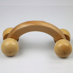 White Wooden unspiked Massager