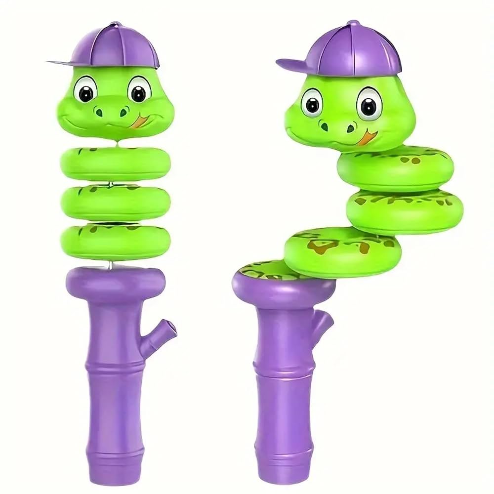Whsitle Spinning Snake Toy, 360? Rotating, Balance & Force Control, Fidget Toy for Kids -  Balancing Toy