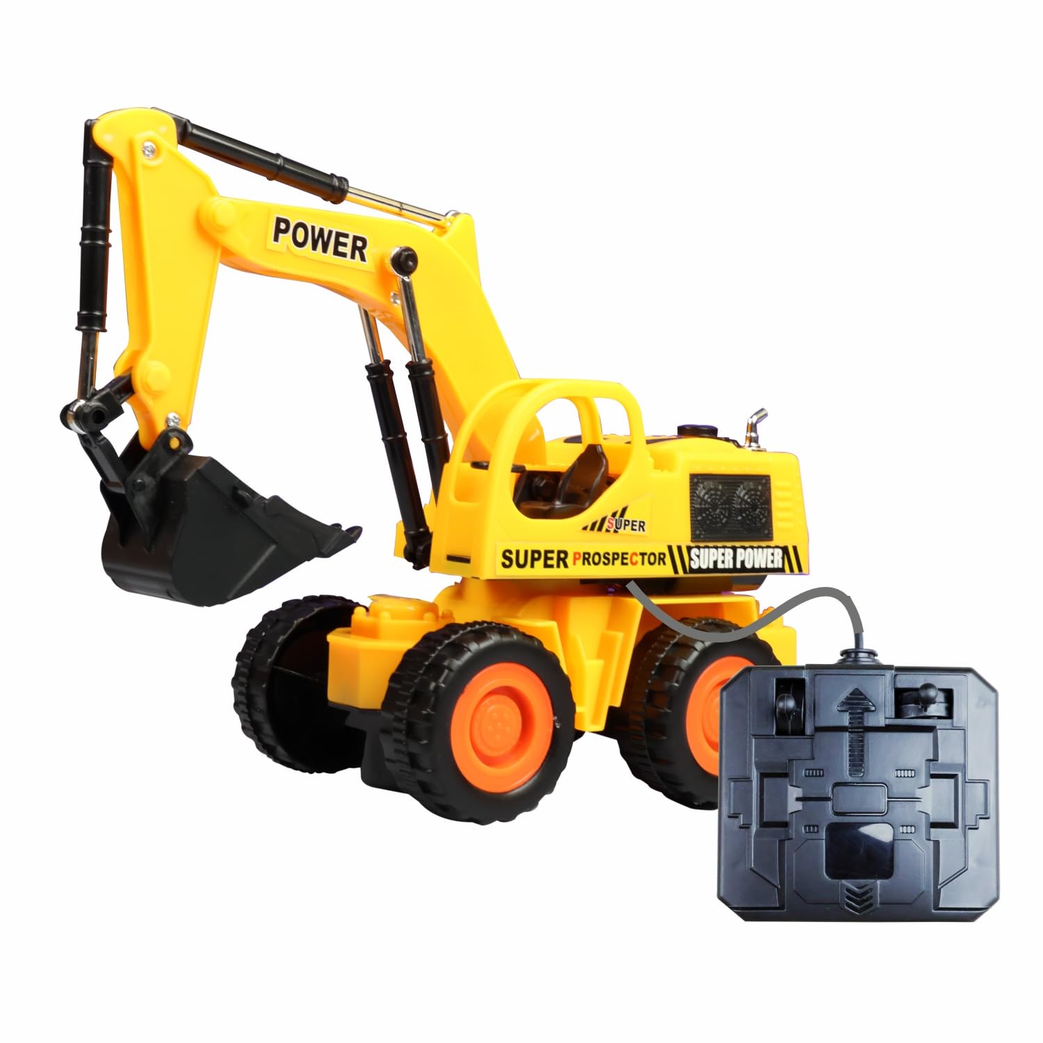 Wired Remote Control JCB Excavator Toy Truck, Construction Shovel Load ...