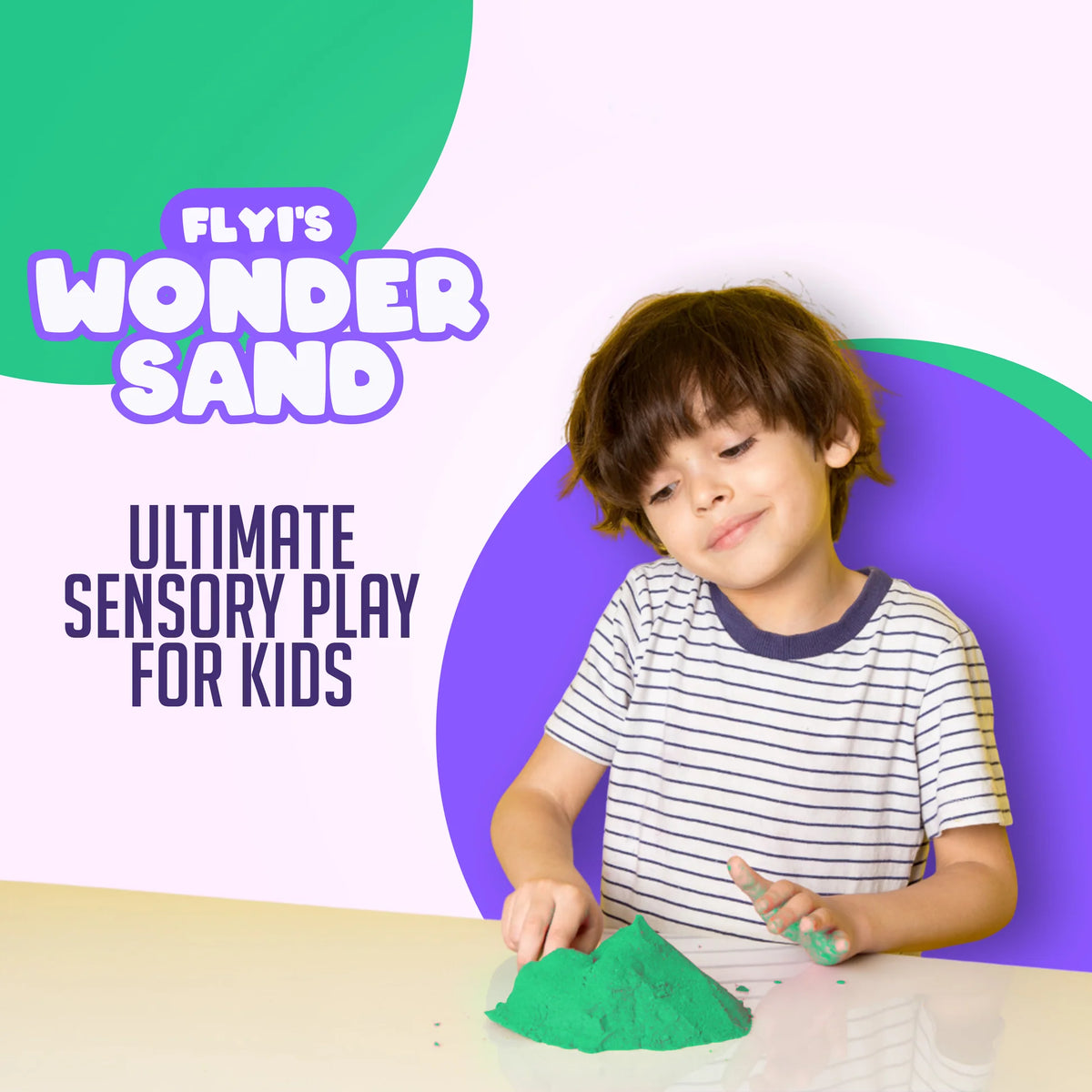 Wonder Sand Bucket with 6 Mould Set (3+ Years) 400 gram sand