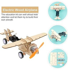 Wood STEM Single Propeller Aircraft - DIY