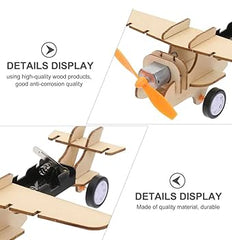 Wood STEM Single Propeller Aircraft - DIY