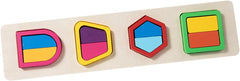 Wooden 4 in 1 Color Shape Matching Toy
