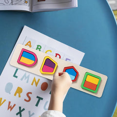 Wooden 4 in 1 Color Shape Matching Toy