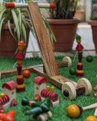 Wooden Baby Walker – Traditional Wooden Walker for Infants & Toddlers DIY