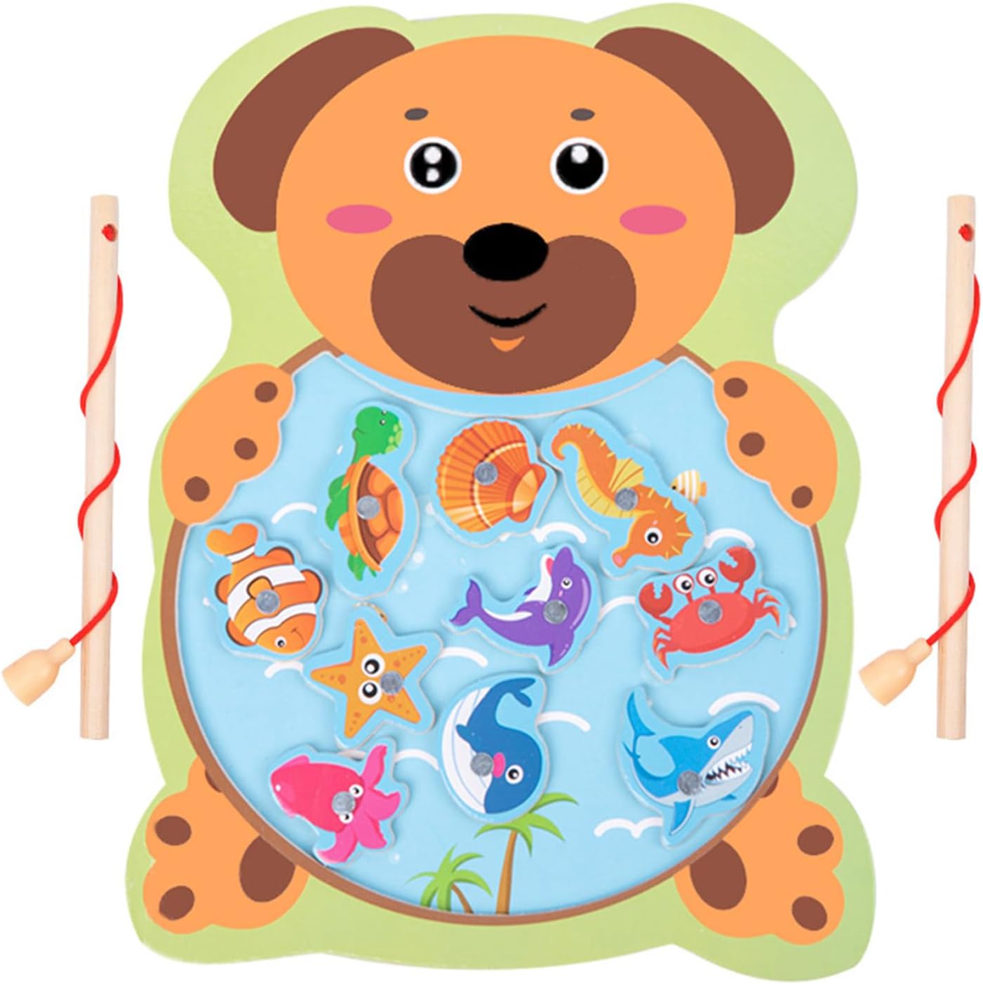 Wooden Board Fishing Game Set - pack of any 1