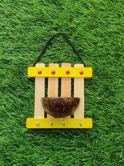 Wooden Coconut Shell Key Hanger -Any 1