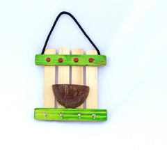 Wooden Coconut Shell Key Hanger -Any 1