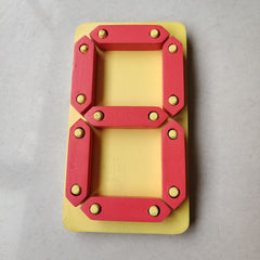 Wooden Digital Number Board Mathematics Game