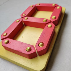 Wooden Digital Number Board Mathematics Game