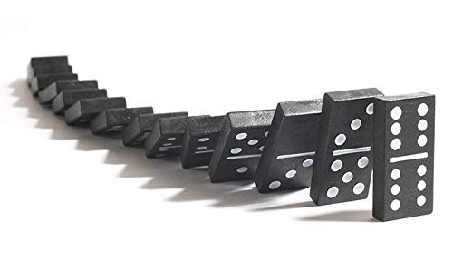 Wooden Dominos Game - 28 Blocks Play Set Domino