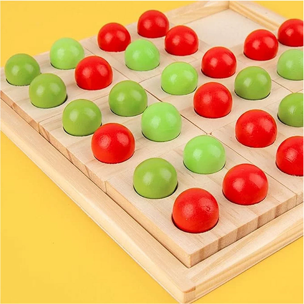 Wooden Fight Against the Quartet Game - Logical Thinking & Interactive