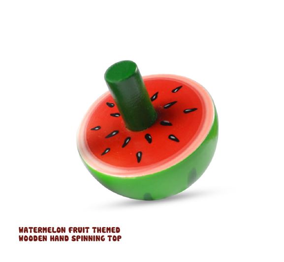 Wooden Fruit Theme Finger Spin Top - Any 1 pambaram