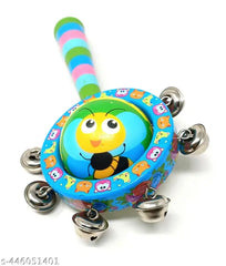 Wooden Globe Bell Rattle - pack of 1 small