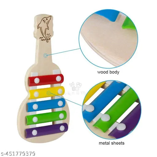 Wooden Guitar Xylophone Small