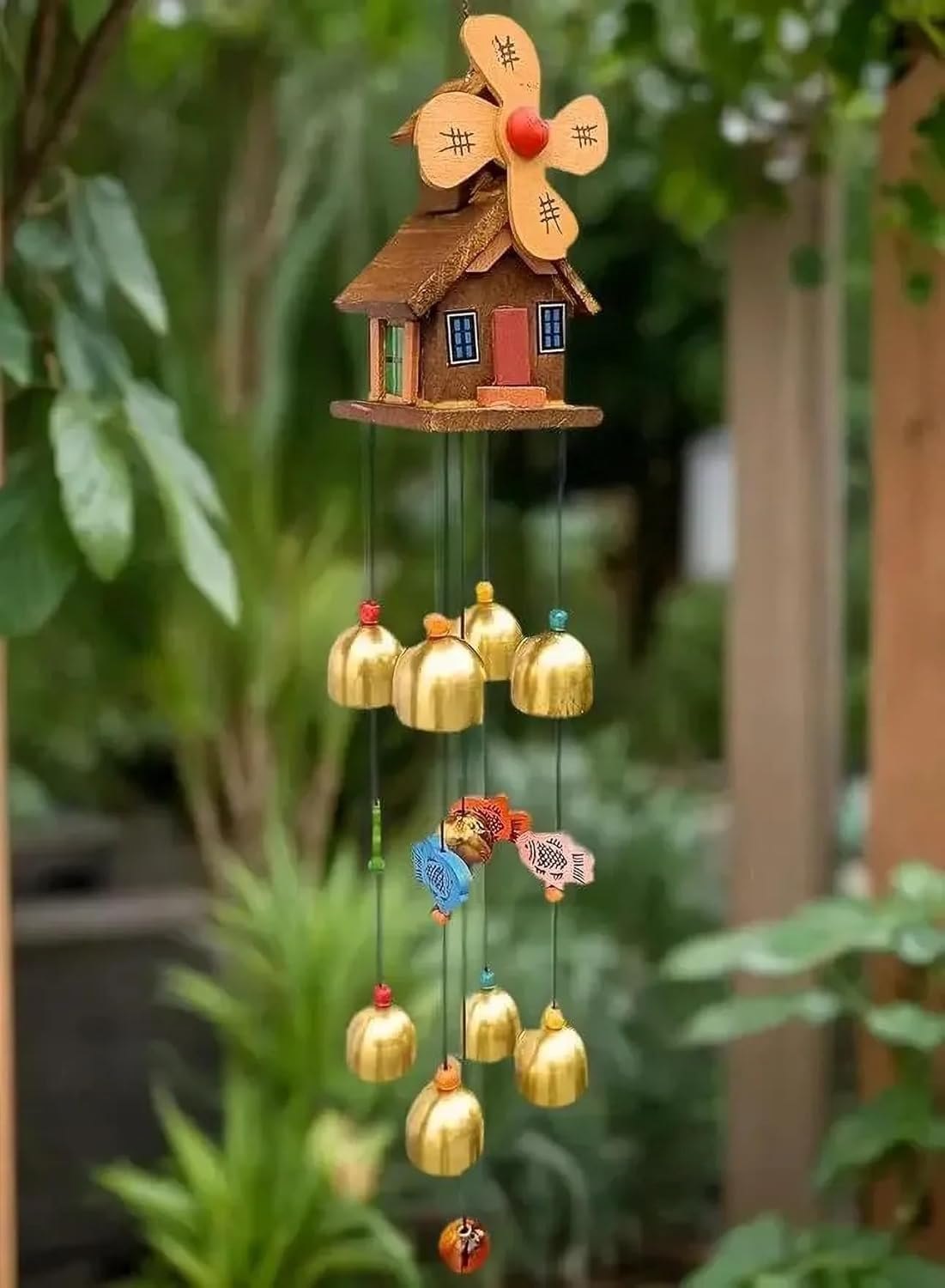 Wooden Hut chime