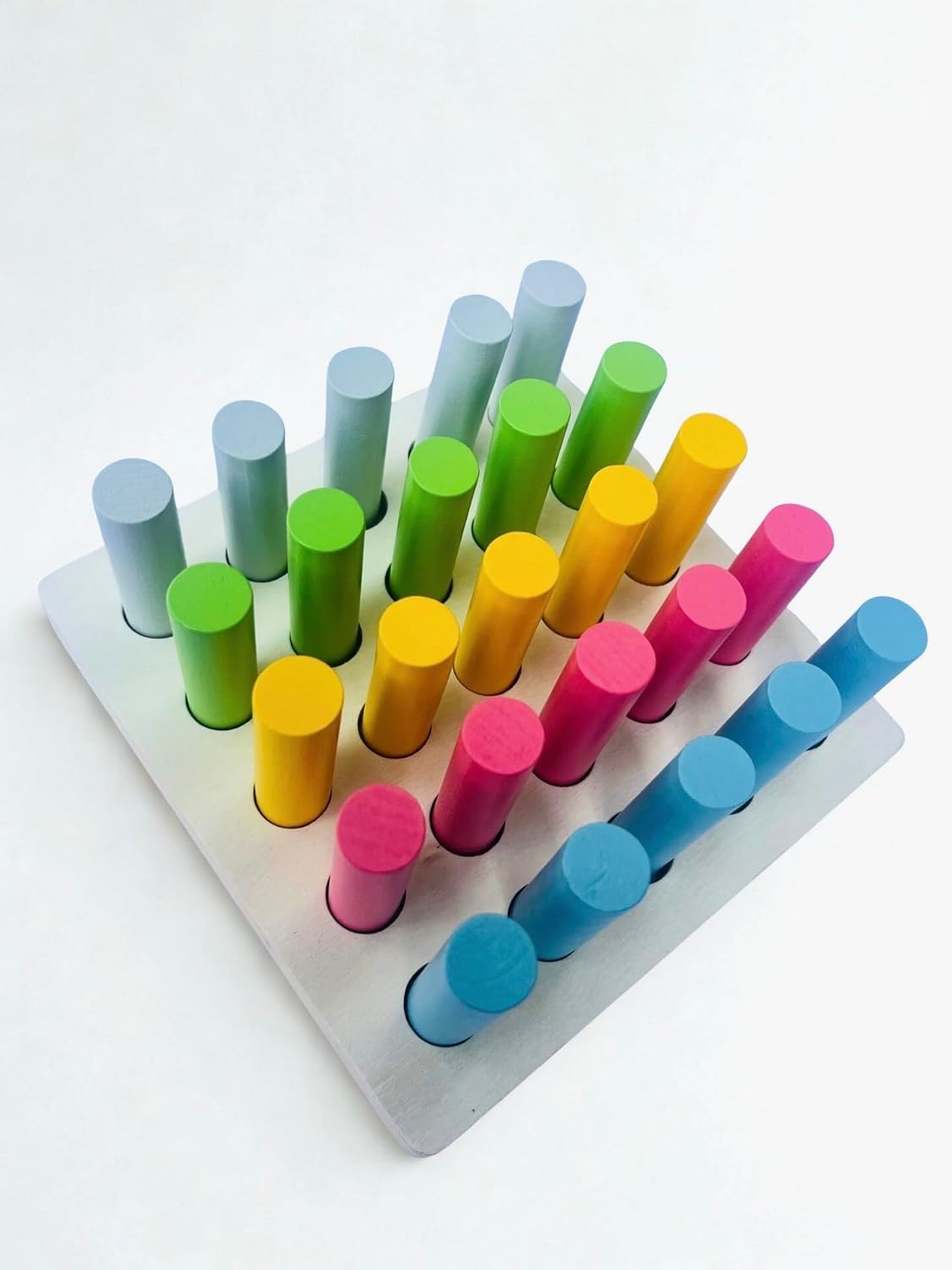 Wooden Inserted Cylindrical Body-Occupational Therapy Toy