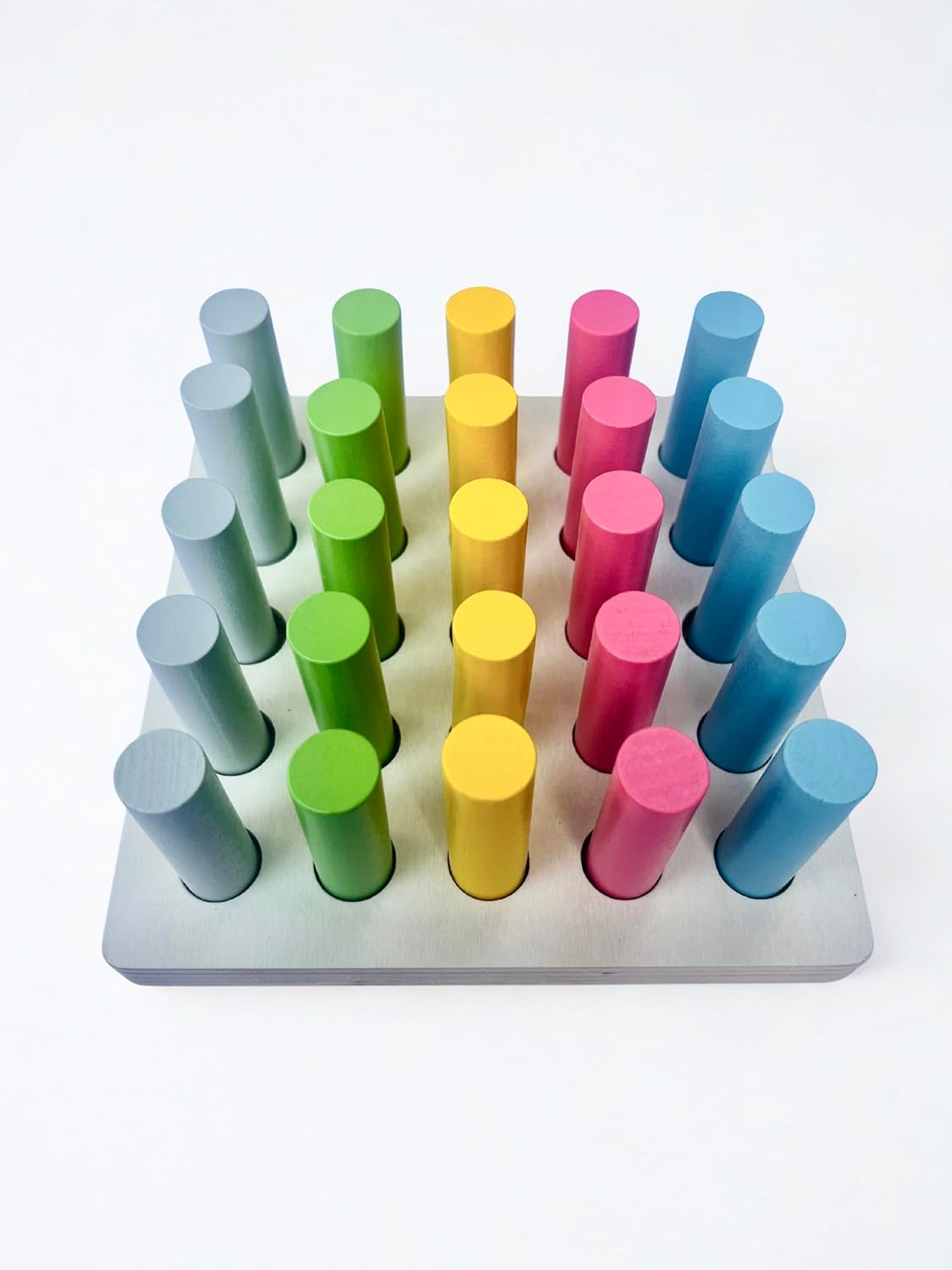 Wooden Inserted Cylindrical Body-Occupational Therapy Toy