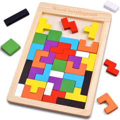 Wooden Intelligence Russian Blocks Puzzle - tanagram