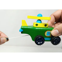 Wooden Key Helicopter Toy - Wind up Helicopter Pack of Any 1
