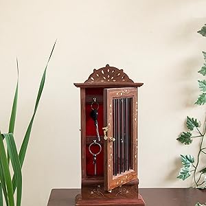 Wooden Key Holder-Pillar Design