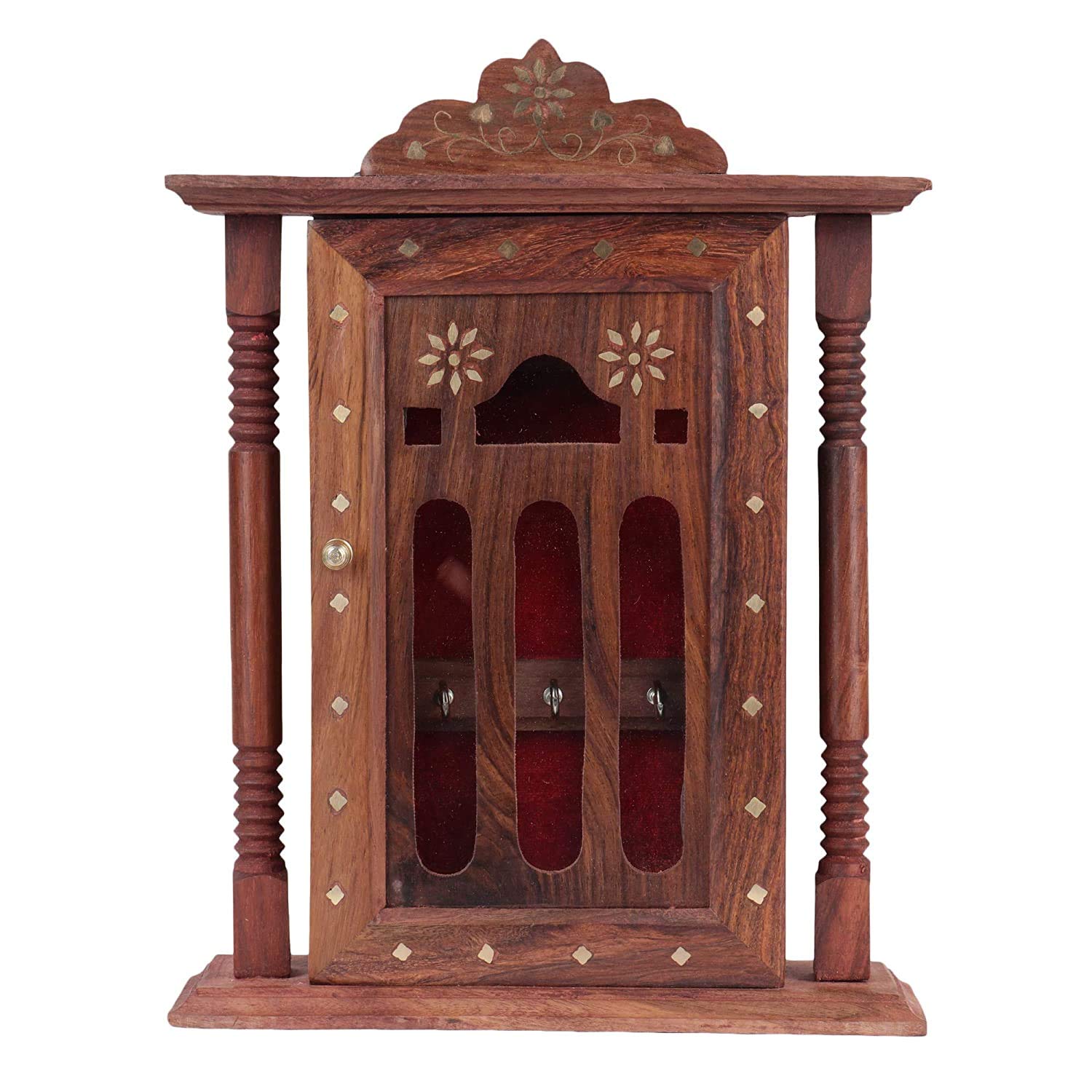 Wooden Key Holder-Pillar Design