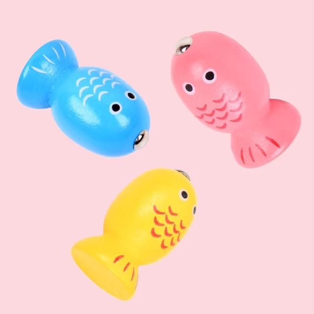 Wooden Magnet Fishing Game - Panda Fishing