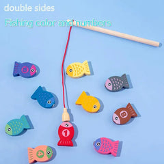 Wooden Magnet Number Fishing 1 to 10