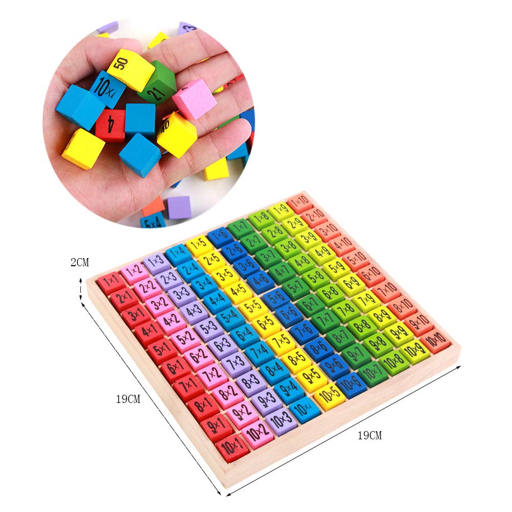 Wooden Maths Multiplication Table puzzle