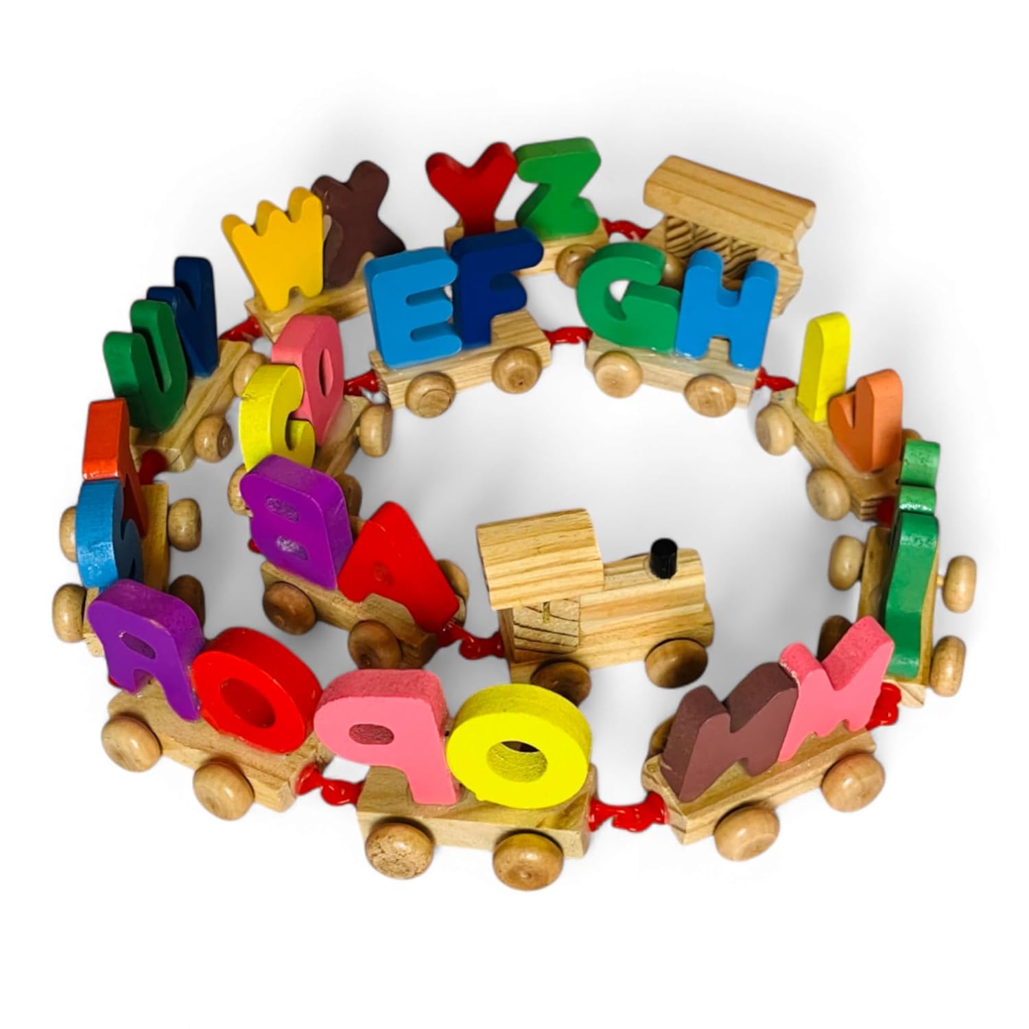 Wooden Pair ABCD Train