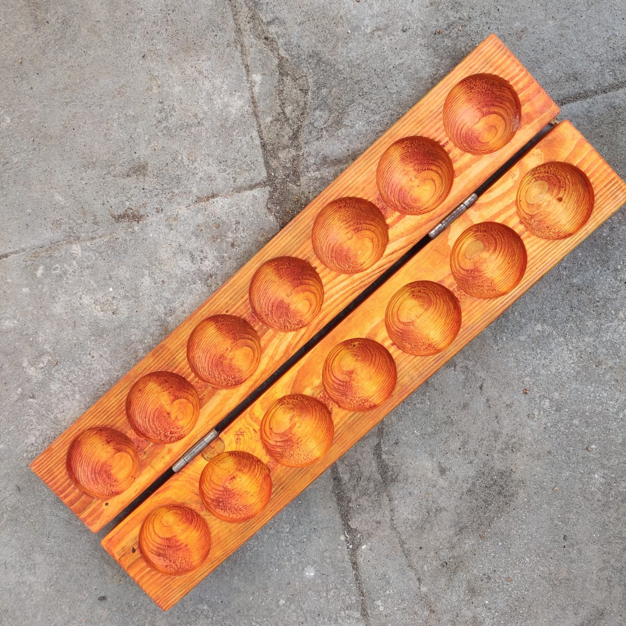 TOYSTOREY Thick Wooden Pallanguli - Neem Wood Without choli coins Any 1 Shade