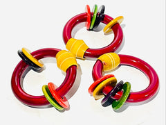 Wooden Ring Teether Rattle - Any 1