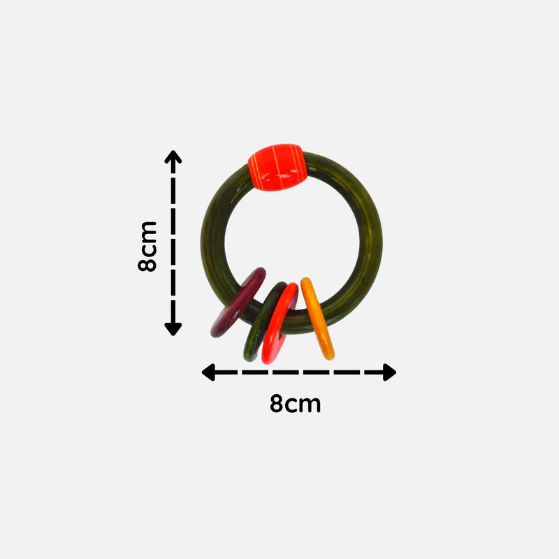 Wooden Ring Teether Rattle - Any 1