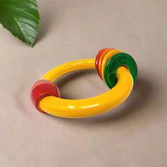 Wooden Ring Teether Rattle - Any 1