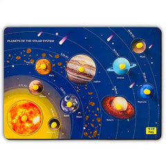 Wooden Solar system Pin Board