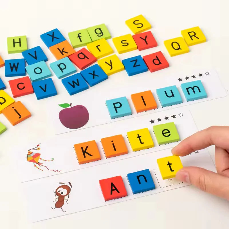 Wooden Spelling Game
