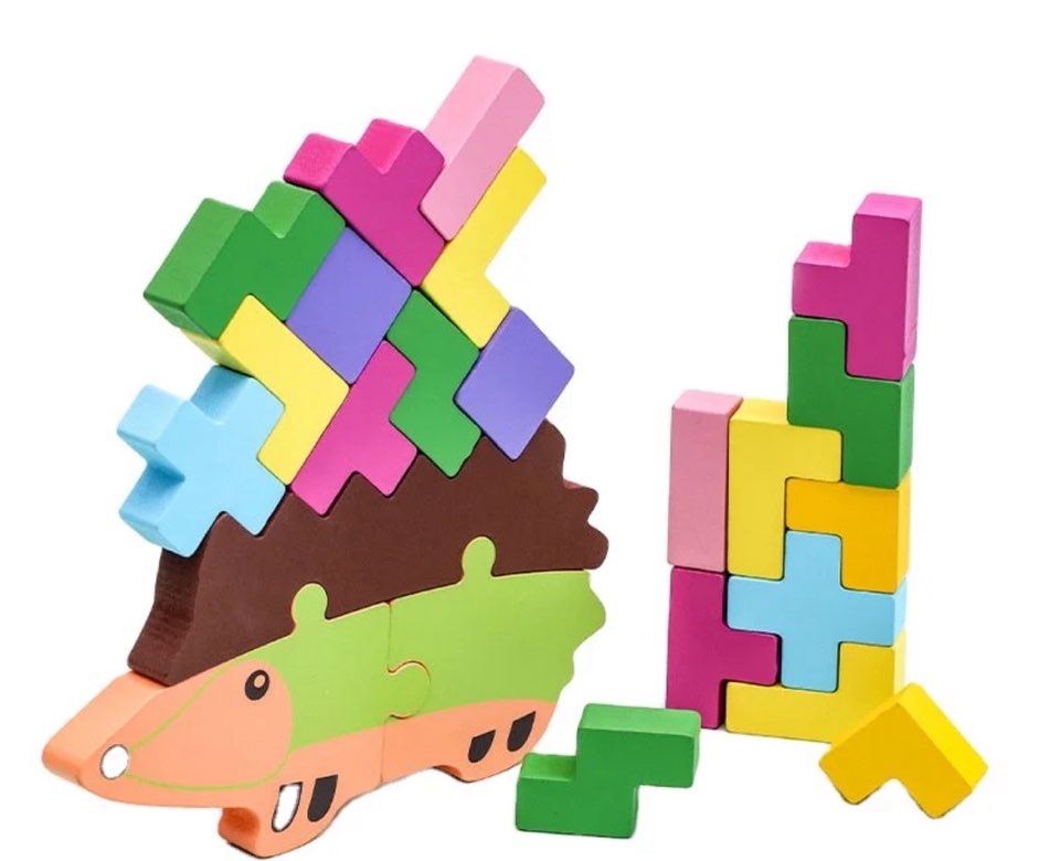 Wooden Two in One Jenga - 2 in 1 Zenga