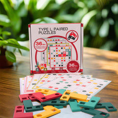 Wooden Type L Paired Puzzle